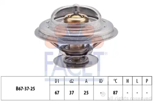 7.8256S FACET термостат