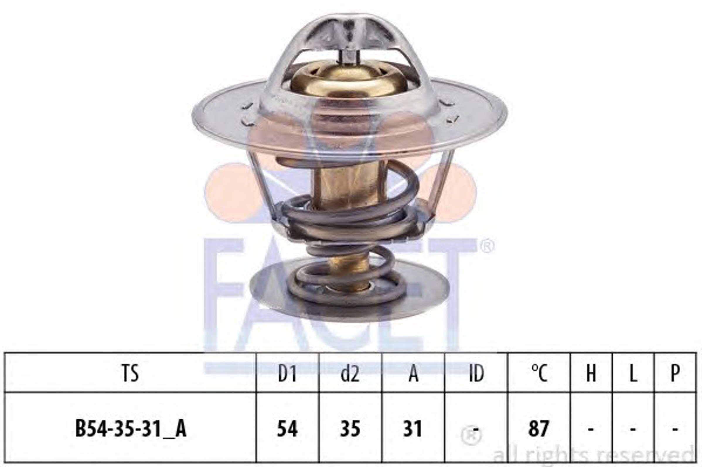 Термостат FACET 7.8278