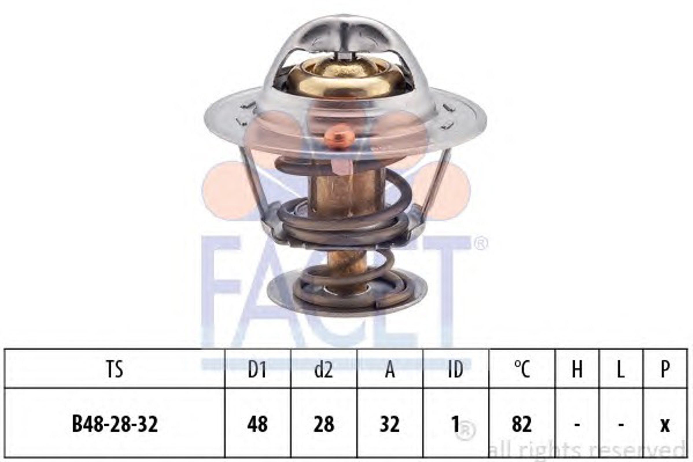 Термостат FACET 7.8289