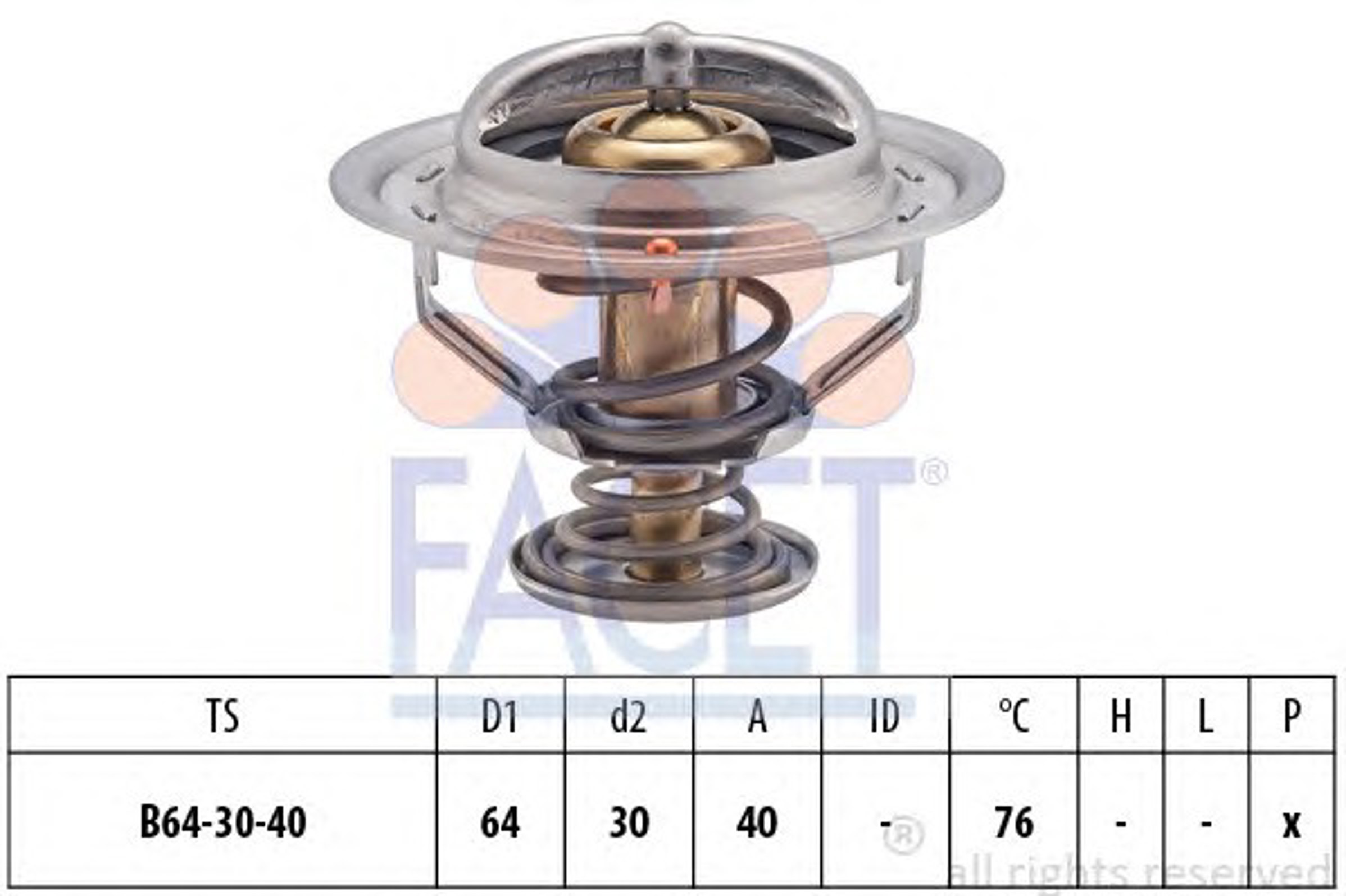 Термостат FACET 7.8370