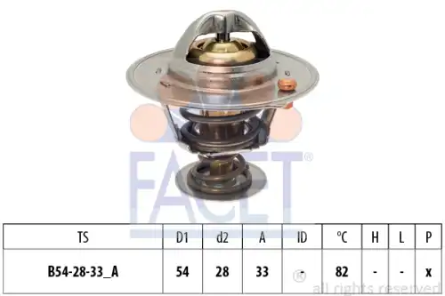 7.8371S FACET термостат