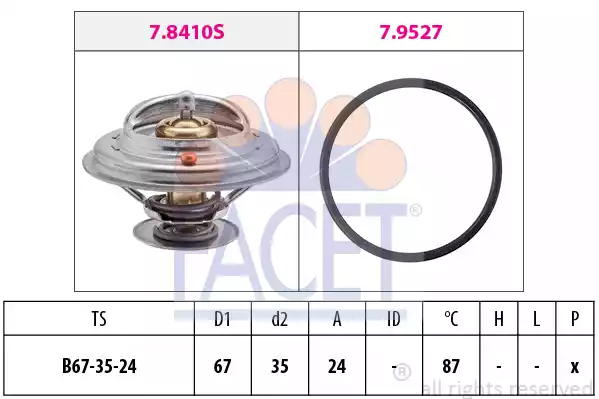 Термостат FACET 7.8410