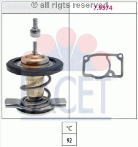 Термостат FACET 7.8607