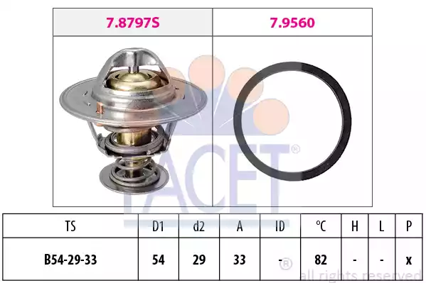 Термостат FACET 7.8797