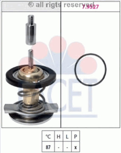 7.8807 FACET Термостат с прокладкой
