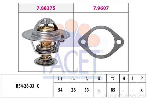 Термостат FACET 7.8838