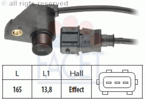 Фото 1 9.0242 FACET Датчик, положение распределительного вала