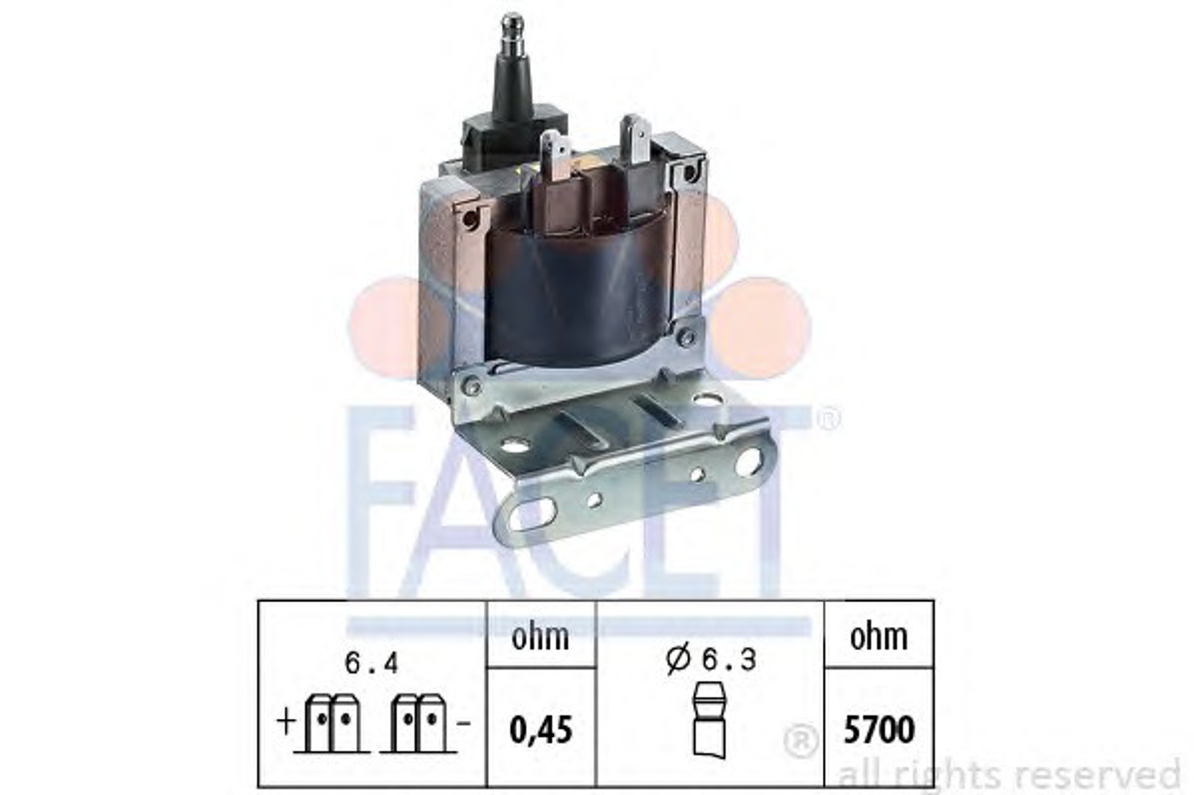 Катушка зажигания FACET 9.6241