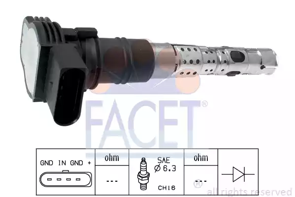 9.6325 FACET Катушка зажигания