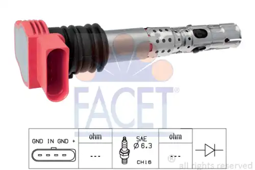 9.6336 FACET катушка зажигания