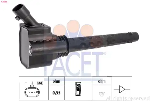 Катушка зажигания FACET 9.6388