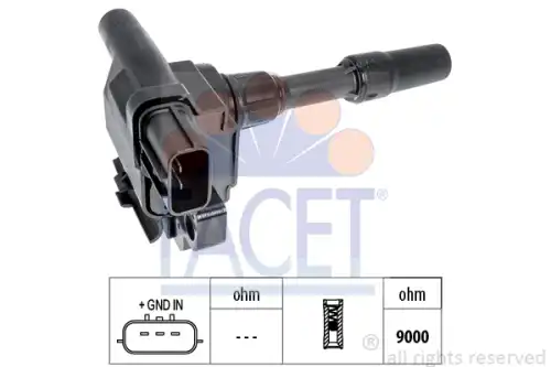 Катушка зажигания FACET 9.6491
