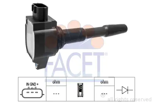 Катушка зажигания FACET 9.6513