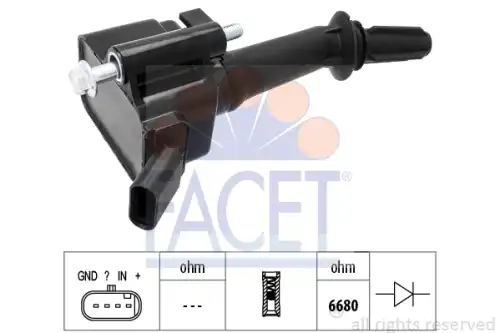 Катушка зажигания FACET 9.6531