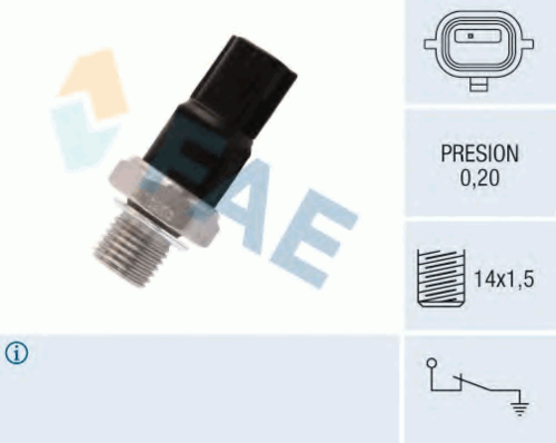 Датчик давления масла FAE 12702