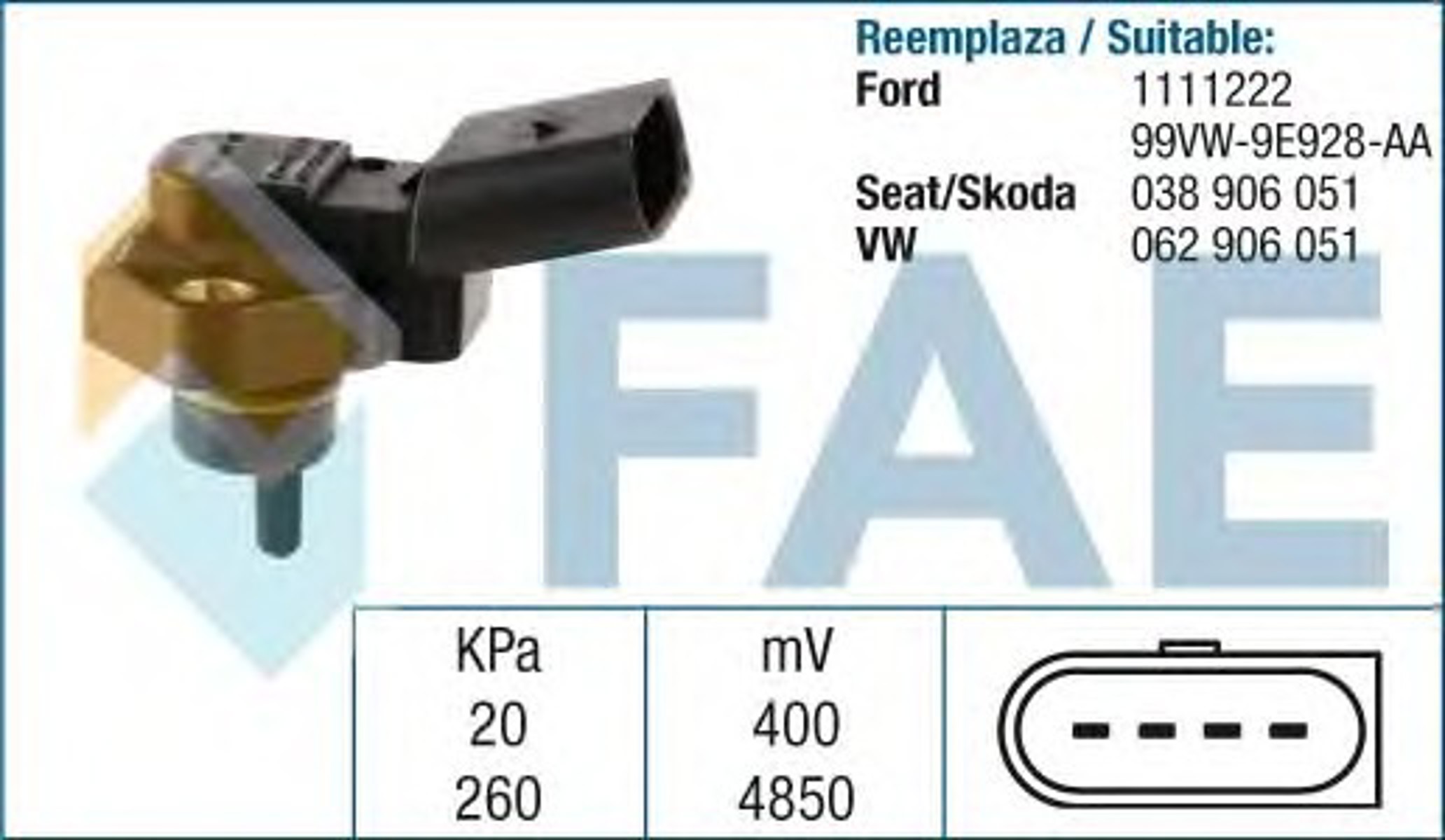 Датчик давления воздуха FAE 15030