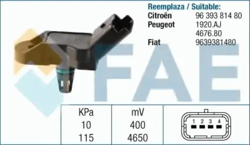 Датчик давления воздуха FAE 15035