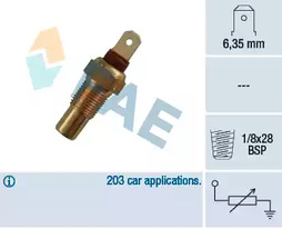 Датчик температуры охлаждающей жидкости FAE 31570