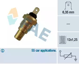 Датчик температуры охлаждающей жидкости FAE 31580
