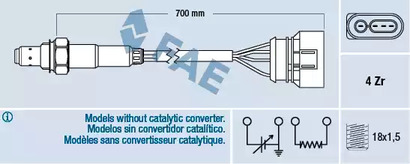Лямбда-зонд FAE 77135