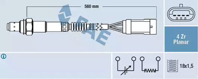 Лямбда-зонд FAE 77153