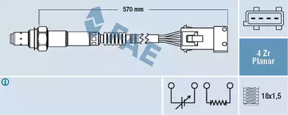 Лямбда-зонд FAE 77240