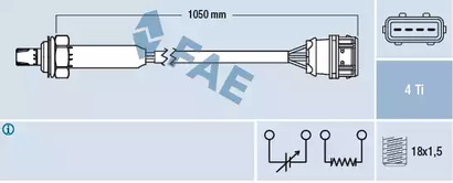 Лямбда-зонд FAE 77360