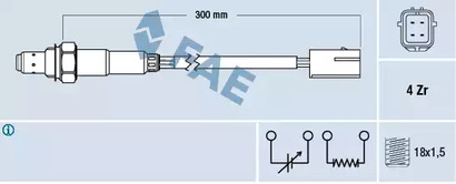 Лямбда-зонд FAE 77397
