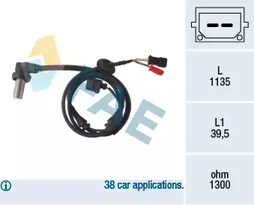 Датчик абс передний FAE 78085