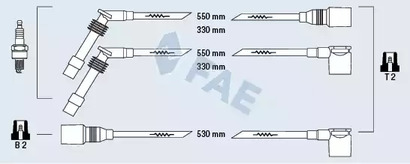 Провода зажигания FAE 85087