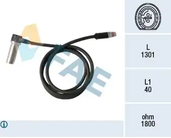 Датчик abs FAE 78363