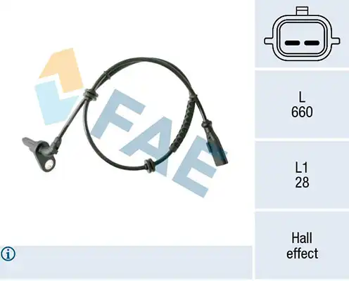 78411 wheel speed sensor - abs FAE 78411