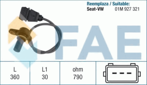 датчик положения коленвала FAE 79061