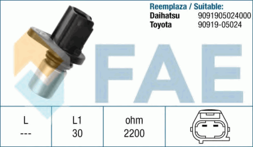 Датчик давления наддува во впускном коллекторе FAE 79203