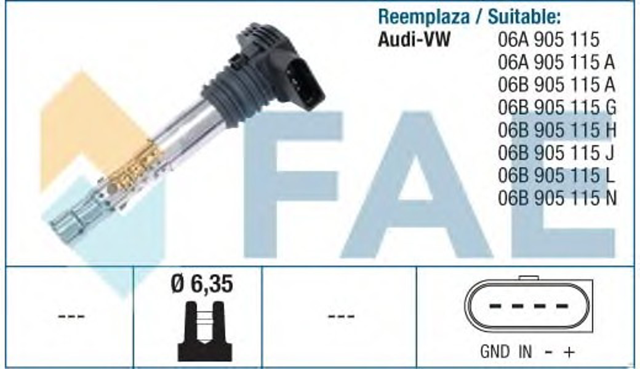 Катушка зажигания FAE 80202
