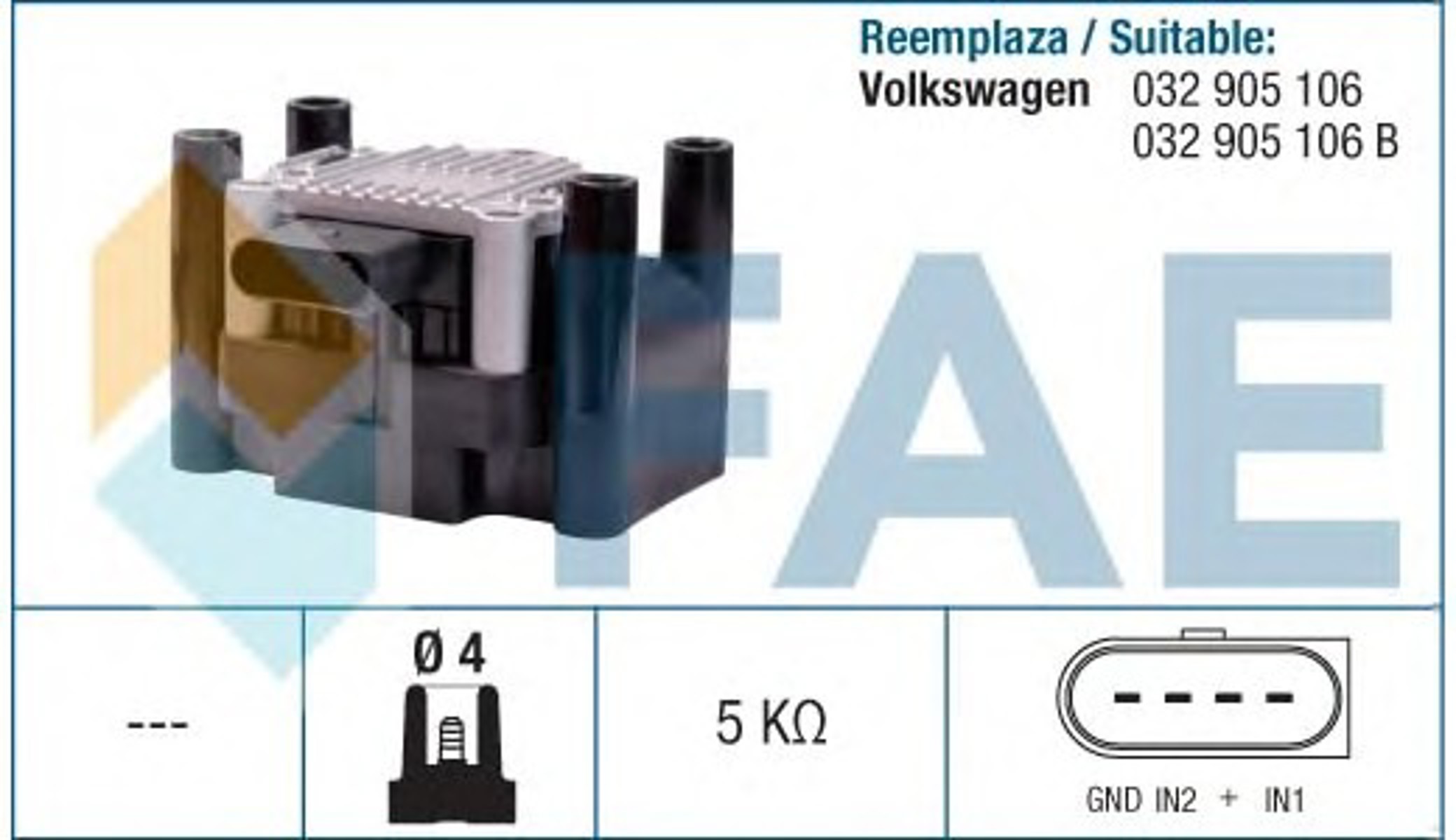Катушка зажигания FAE 80218