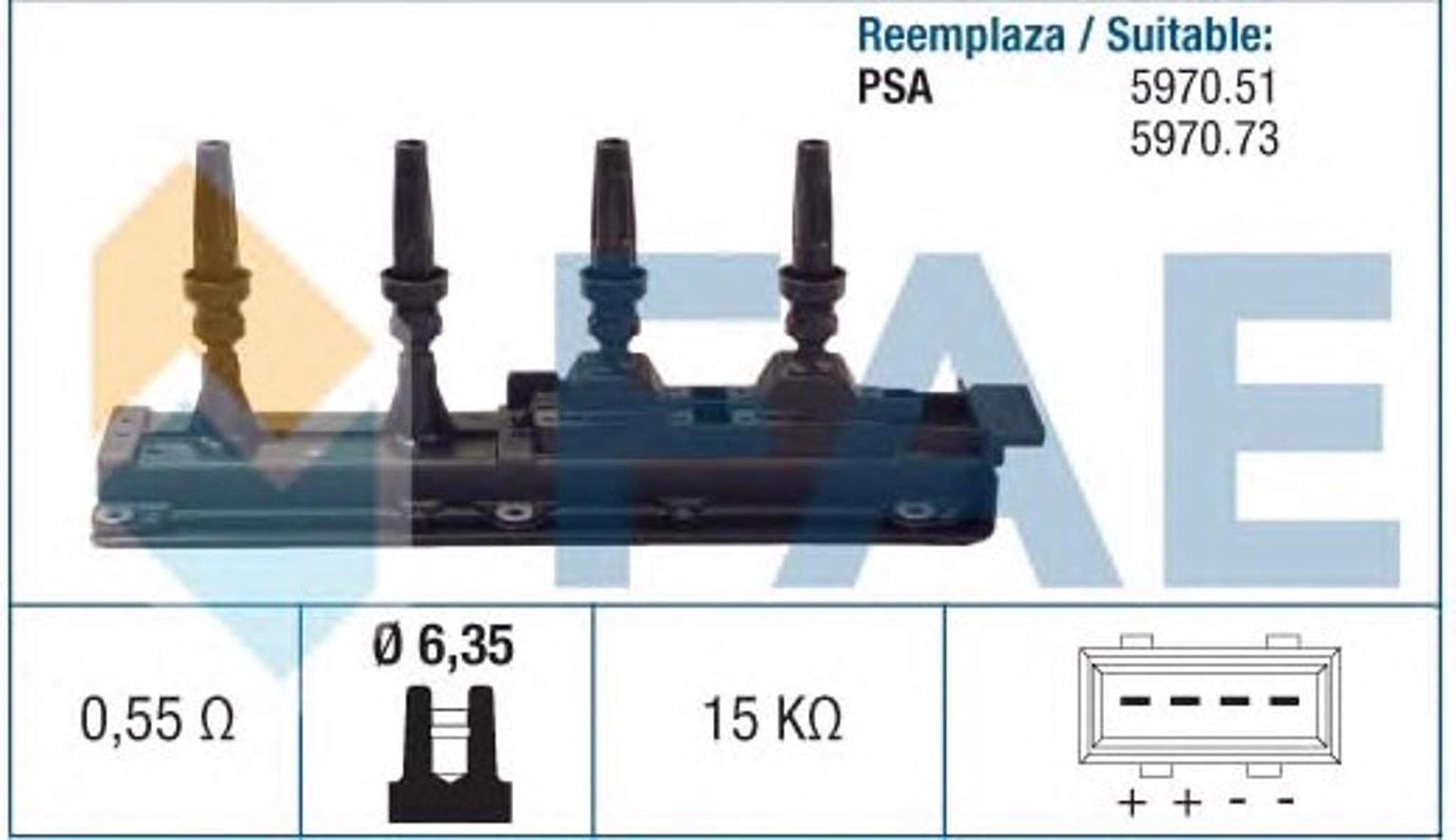 Катушка зажигания FAE 80237