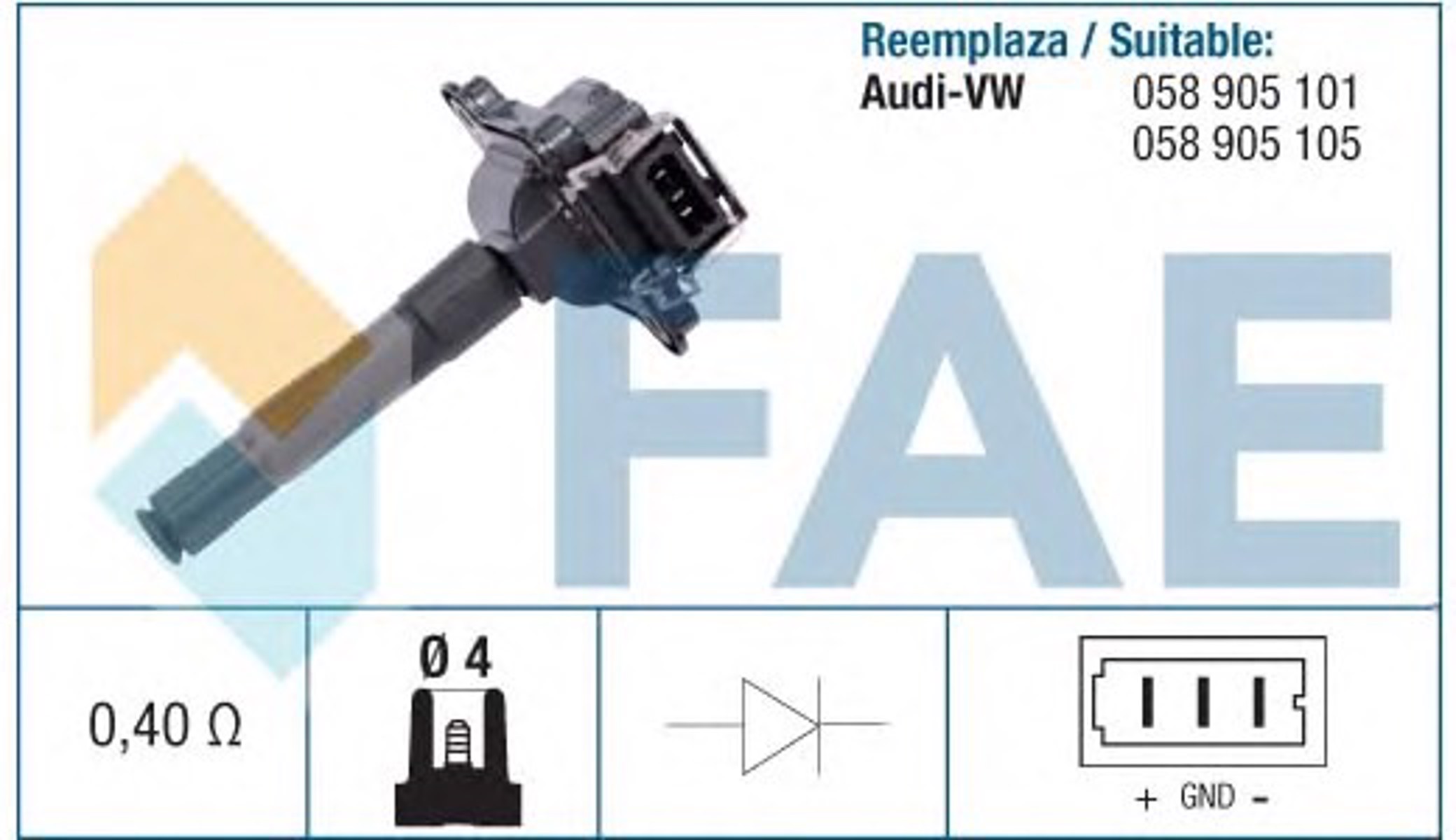 Катушка зажигания FAE 80252