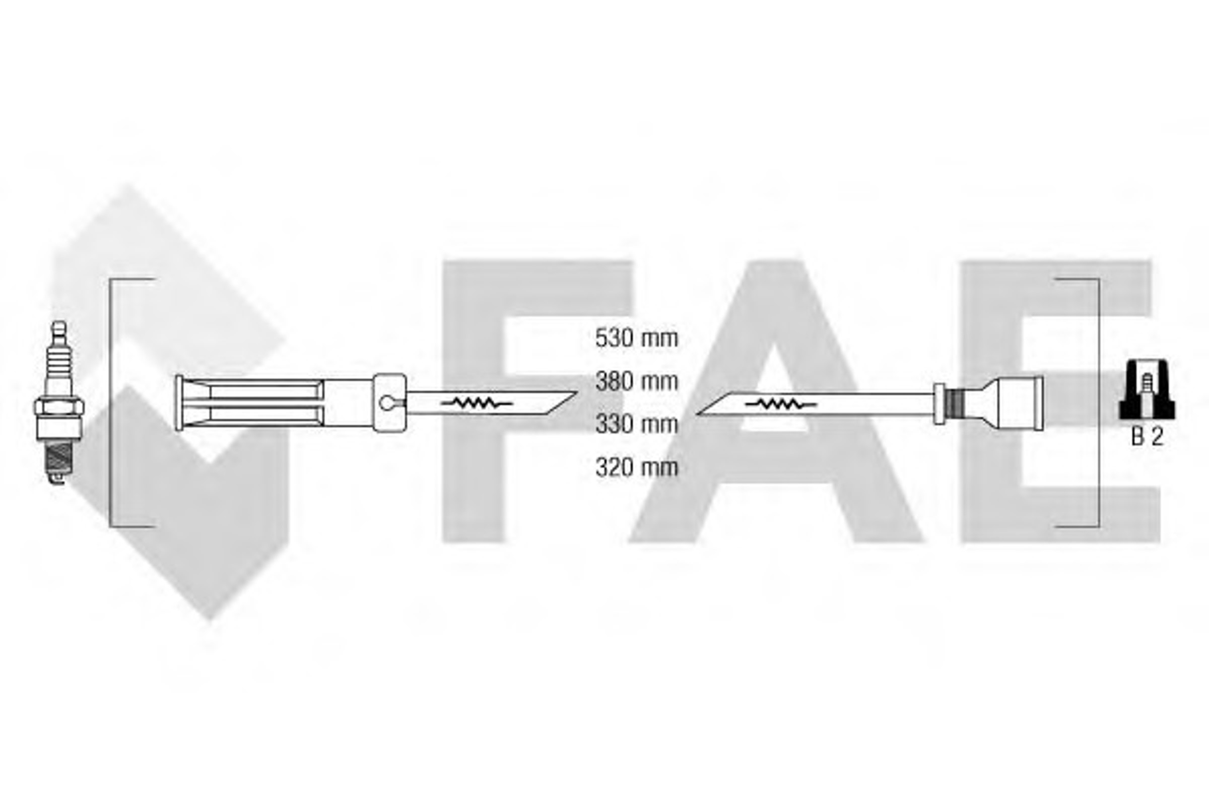 Провода зажигания FAE 85996