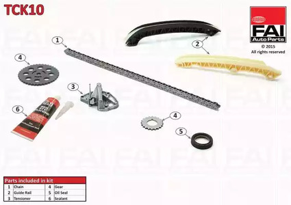 Комплект цепи ГРМ FAI AUTOPARTS TCK10