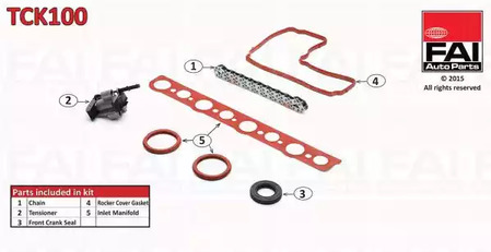 Комплект цепи ГРМ FAI AUTOPARTS TCK100