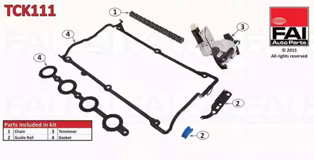 Комплект цепи ГРМ FAI AUTOPARTS TCK111