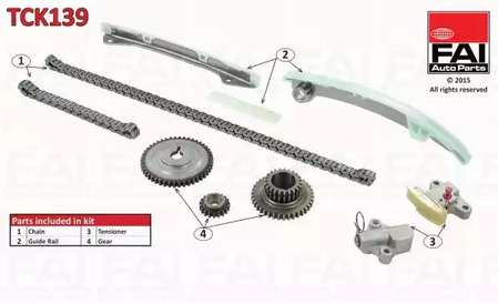 Комплект цепи грм FAI AUTOPARTS TCK139
