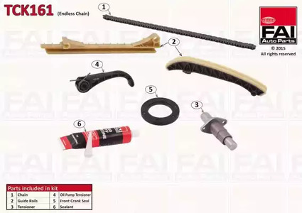 Комплект цепи ГРМ FAI AUTOPARTS TCK161