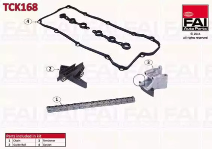 комплект цепи ГРМ FAI AUTOPARTS TCK168