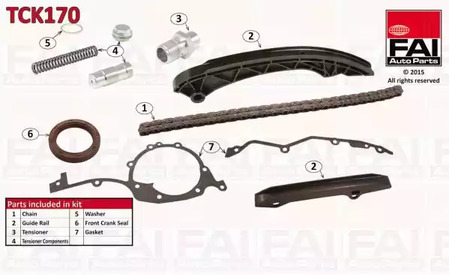 Комплект цепи ГРМ FAI AUTOPARTS TCK170