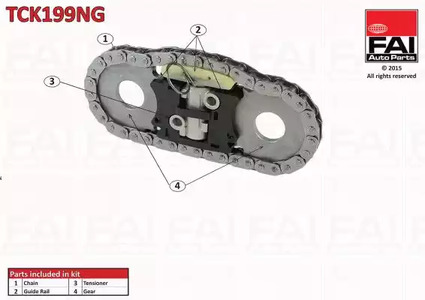 Комплект цепи ГРМ FAI AUTOPARTS TCK199NG