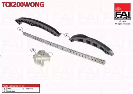 Комплект цепи ГРМ FAI AUTOPARTS TCK200WONG