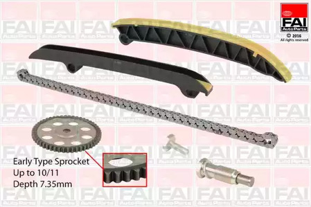 Комплект цепи ГРМ FAI AUTOPARTS TCK208NG