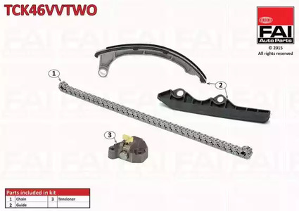 Комплект цепи ГРМ FAI AUTOPARTS TCK46VVTWO